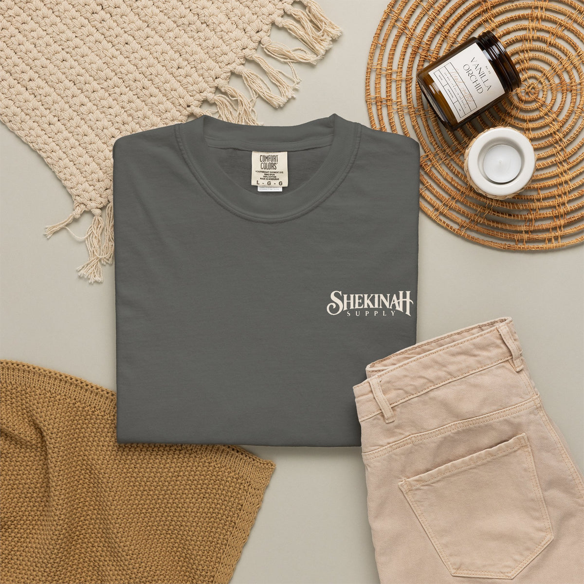 Shekinah Glory Heritage Tee — Pepper