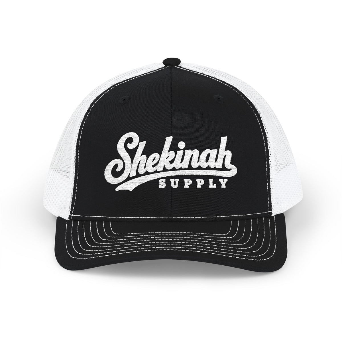 Shekinah Supply Trucker Cap – Vintage Script Snapback Hat